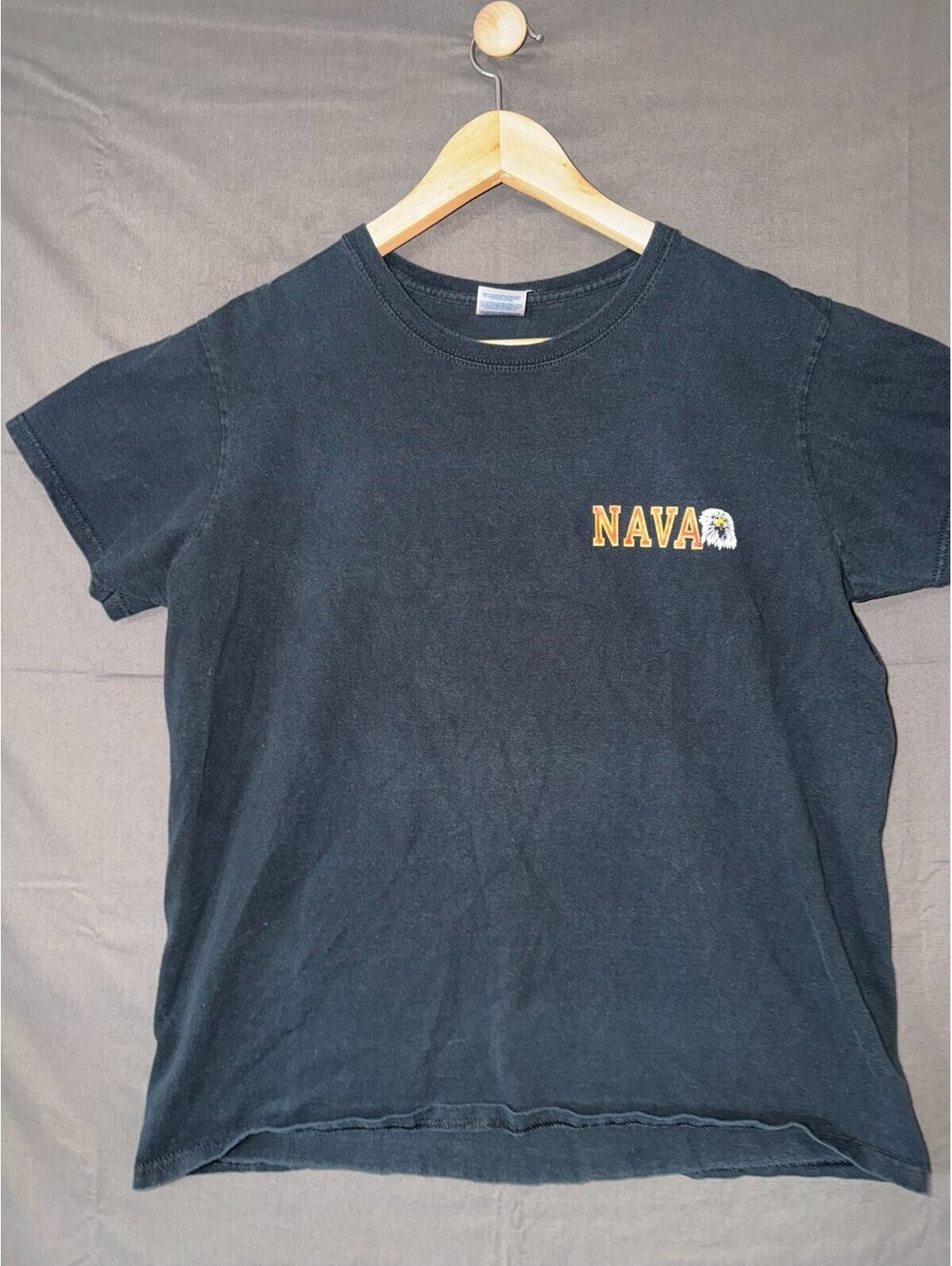 NAVA Native American Veterans Assoc Tee L – Eagle Embroidery & Military Emblems